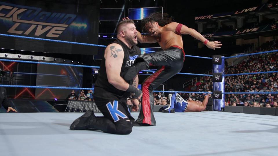  Nakamura lays in some kicks