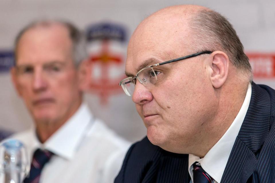  Nigel Wood is stepping down as chief executive of the Rugby Football League