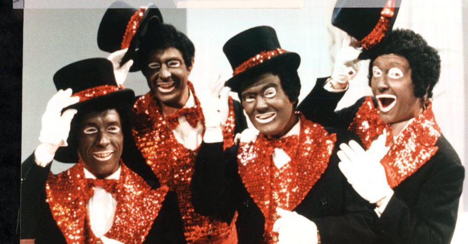 The Black and White Minstrel Show saw white actors in blackface and appeared on the BBC in the seventies