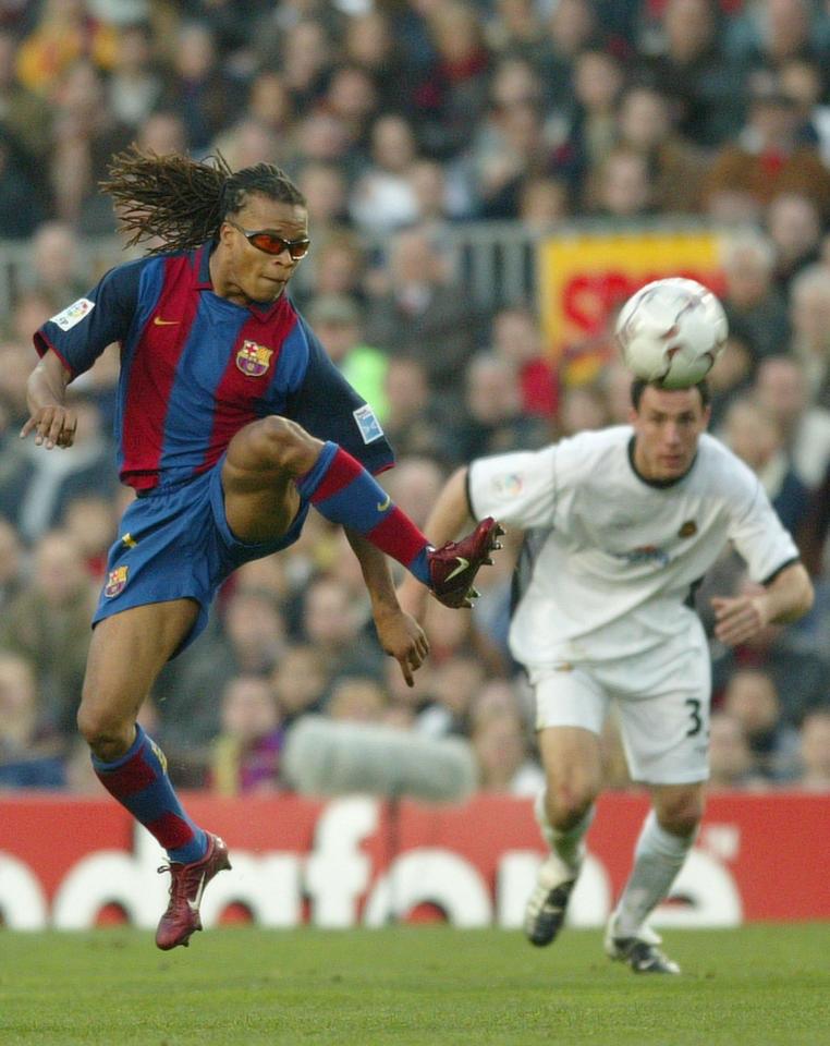  Edgar Davids is among Barcelona's more successful January signings