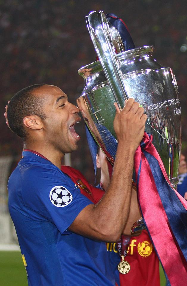  Thierry Henry left Arsenal to win trophies at Barcelona