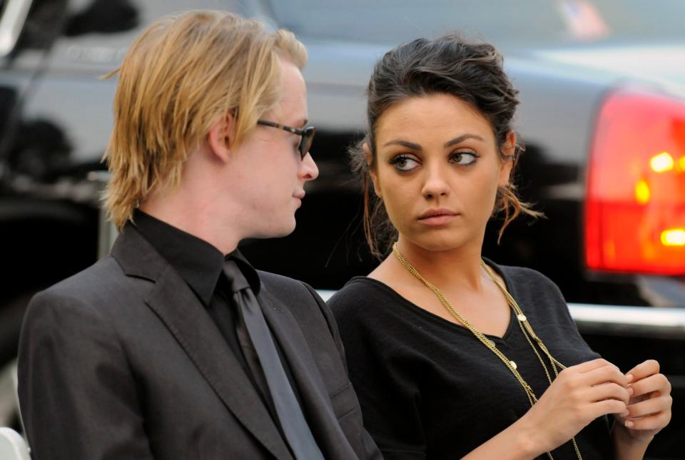  Macaulay dated the stunning Mila Kunis before she was a movie star