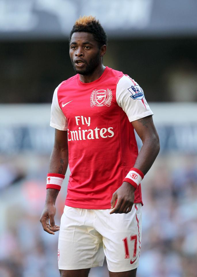  Alex Song enjoyed seven years at Arsenal