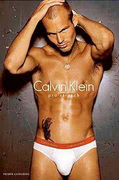  Freddie Ljungberg's Calvin Klein ad made him famous in the US