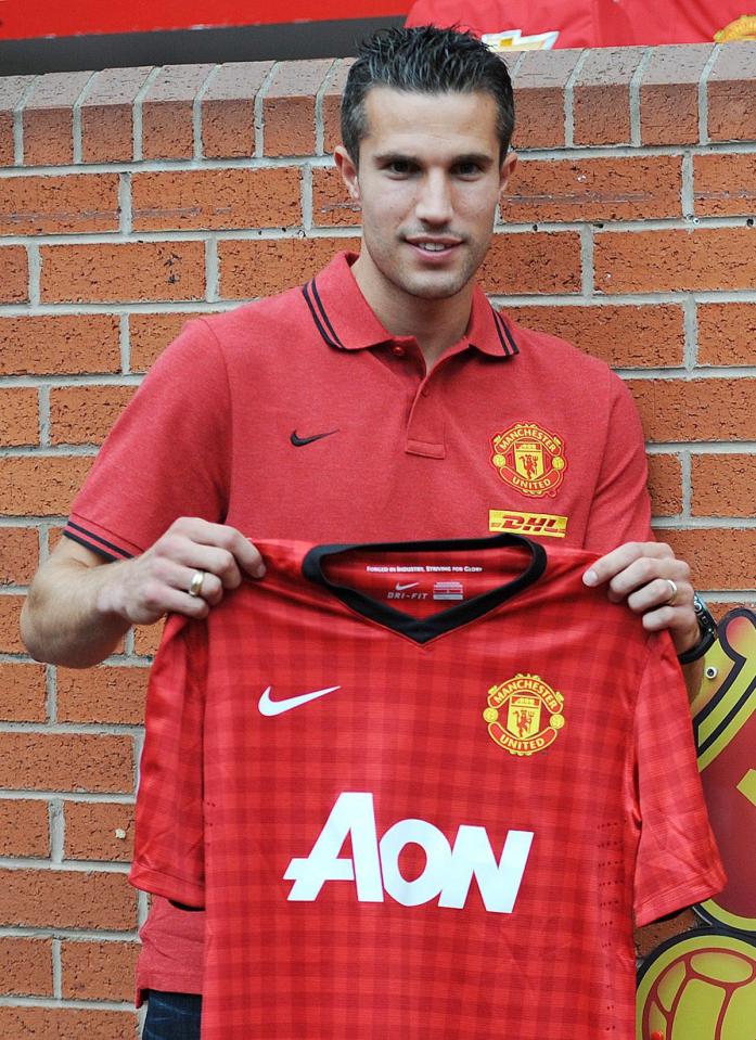  Robin van Persie snubbed Man City to sign for United in 2012