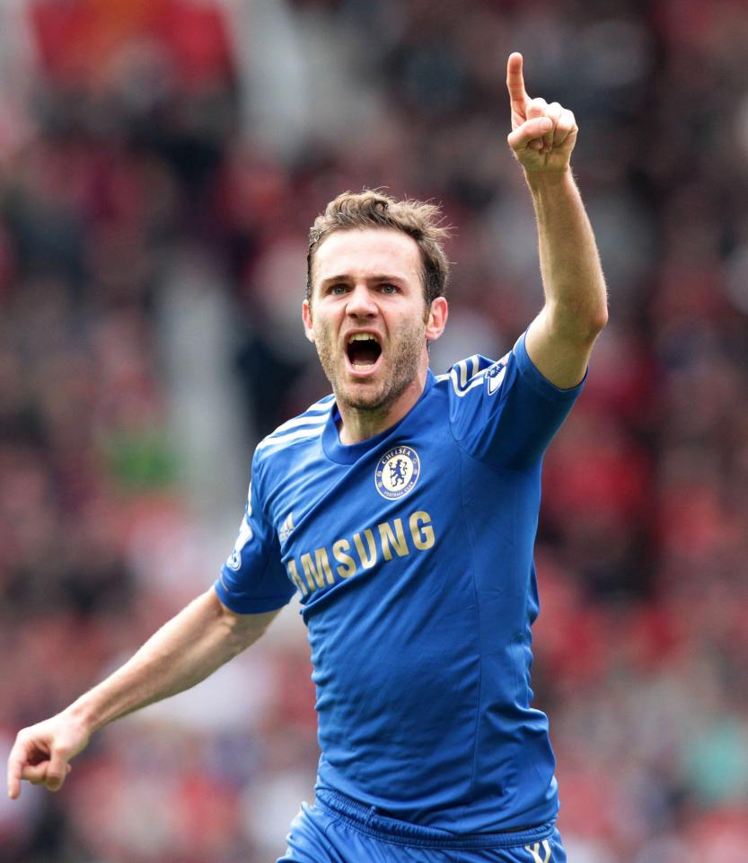  Jose Mourinho sold Juan Mata from Chelsea during second spell at Stamford Bridge