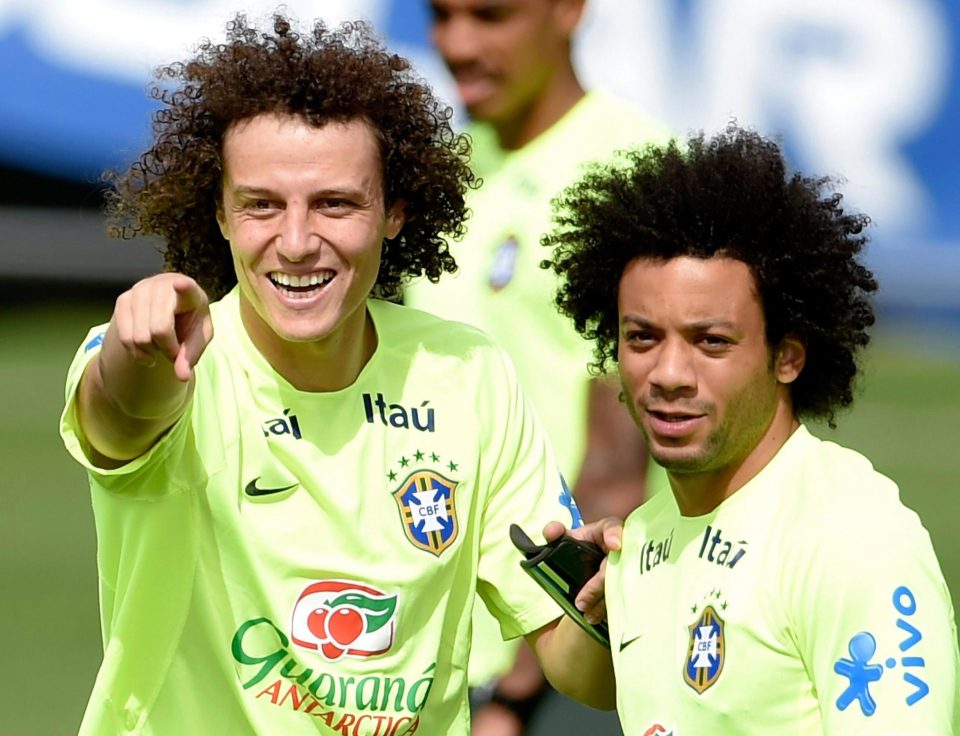  Luiz is said to be keen on linking up with Brazil team-mate Marcelo at Real Madrid