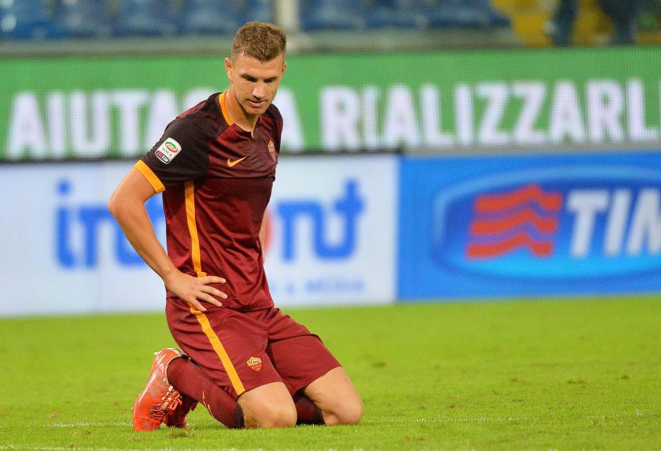  Edin Dzeko won award for worst Serie A player in 2015 and was top scorer 12 months on