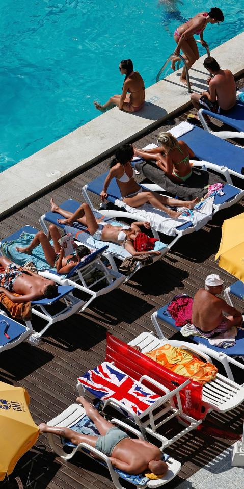  Thomas Cook's booking system allows guests to reserve their sunlounger before they arrive