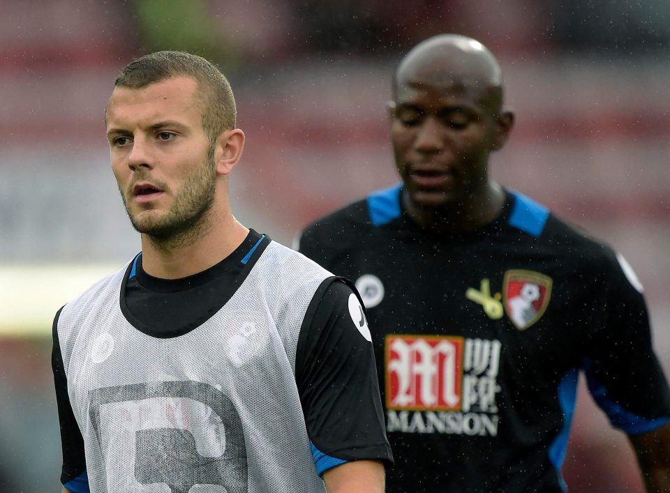  Jack Wilshere and Benik Afobe were reunited at Bournemouth