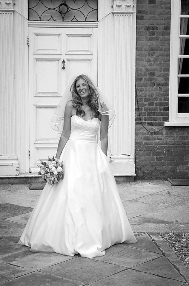  Nicola pictured on her wedding day in 2013