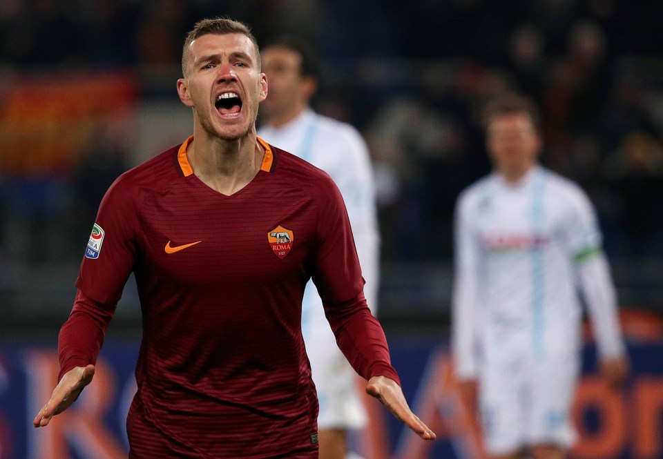 Roma striker Edin Dzeko is reportedly close to joining Chelsea