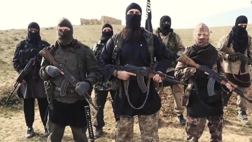  ISIS propaganda showing militants in Syria