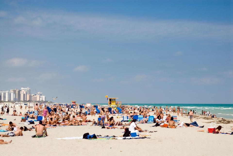  Miami Beach is the best place for a footballer to top up their tan