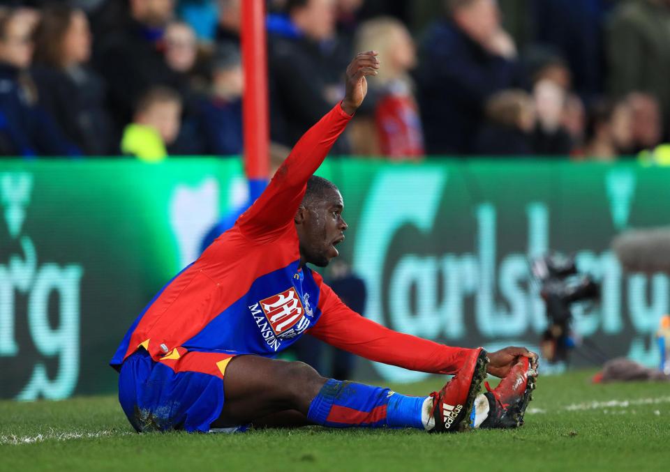  Palace are without Jeffrey Schlupp after hip surgery