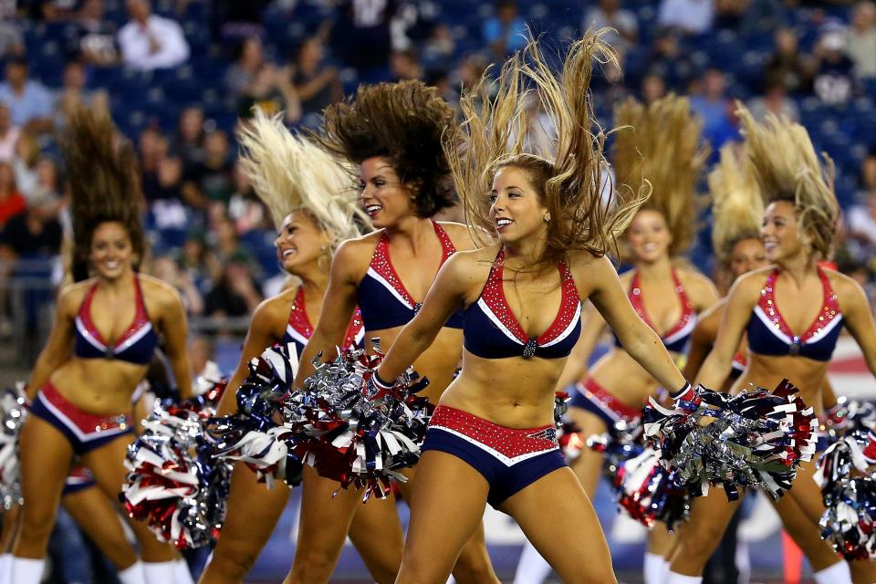  New England Patriots cheerleaders strut their stuff