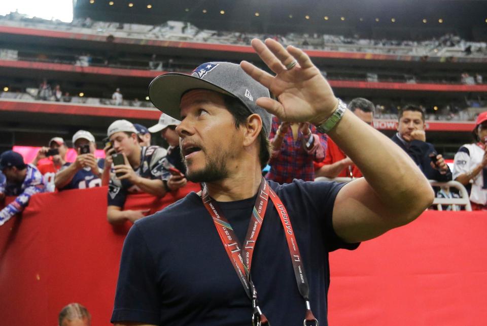  Mark Wahlberg was a special guest at the Super Bowl in Houston last year