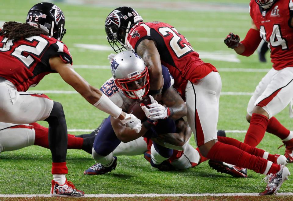  Atlanta lost last year's Super Bowl to the New England Patriots having held a 25-point lead