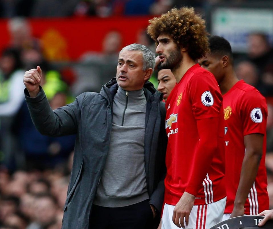  Jose Mourinho hopes Fellaini will not walk out on Manchester United