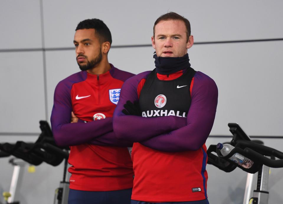  Walcott hopes working with former England pal Wayne Rooney will boost his chances of making the World Cup