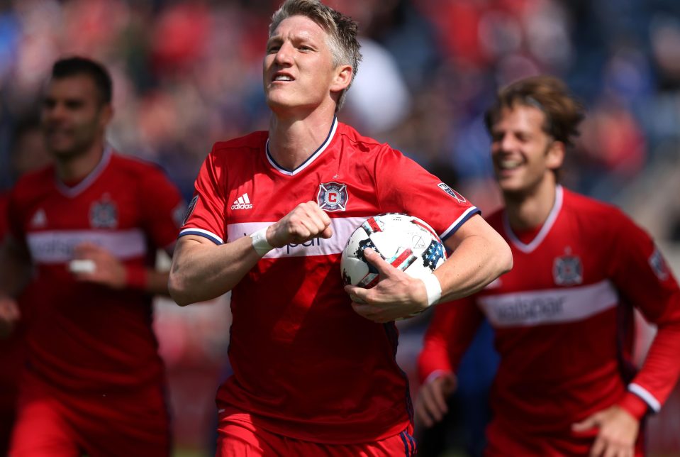  Bastian Schweinsteiger is showing no signs of slowing down even at 33