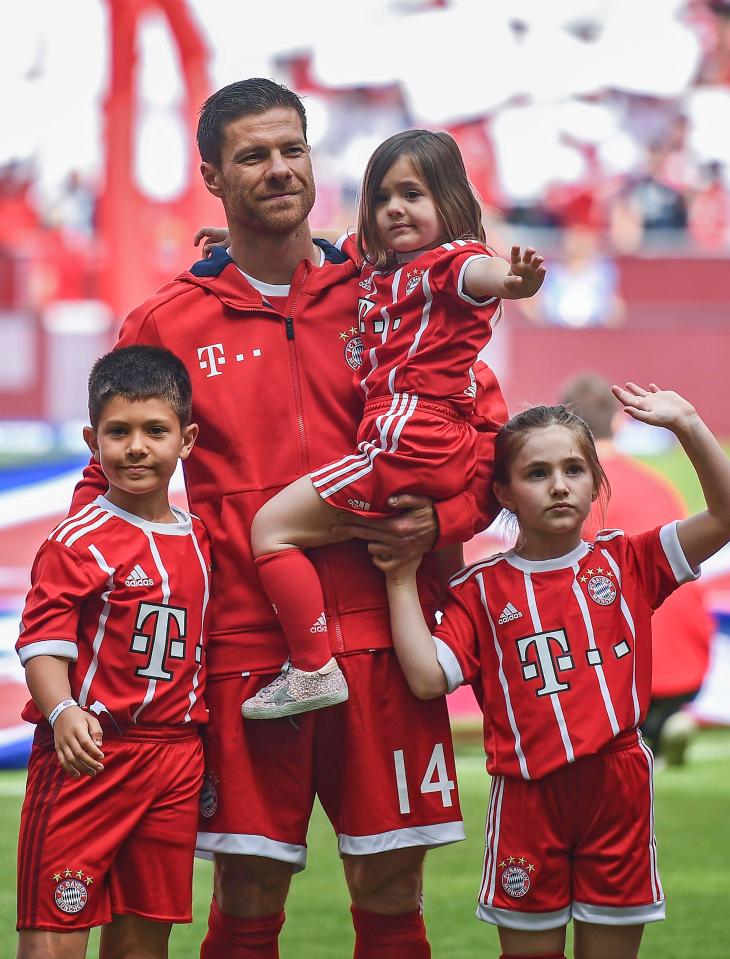 Xabi Alonso retired last season after winning third title with Bayern Munich