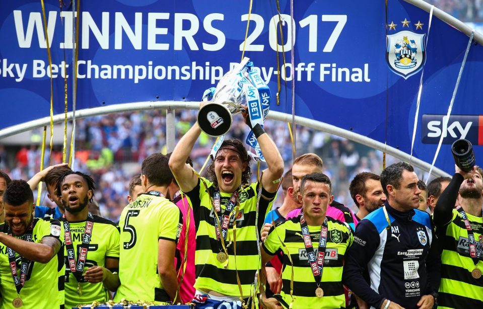  Martin Hefele lead Huddersfield Town to play-off triumph at Wembley last year