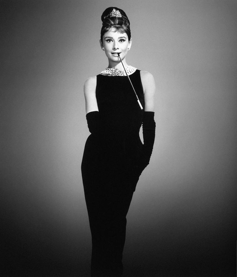  1961: The iconic little black dress in Breakfast at Tiffany's, which became one of the most iconic gowns of the twentieth century