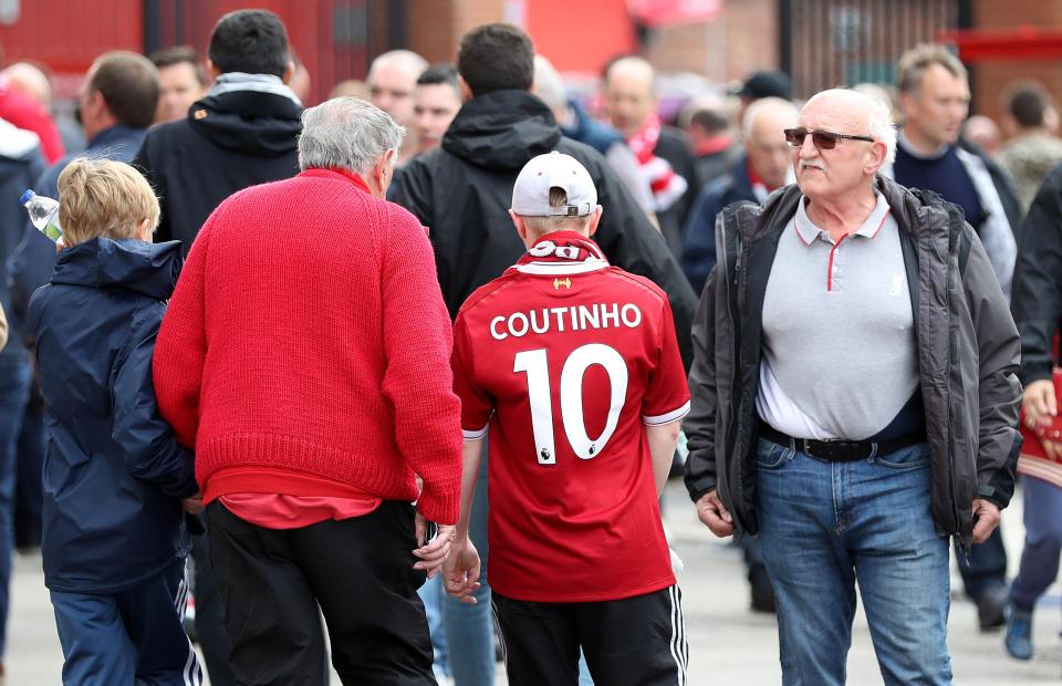  Coutinho became a huge hit with Liverpool supporters throughout his five years on Merseyside