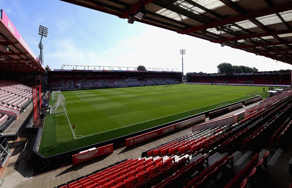 House prices near AFC Bournemouth's stadium have risen 5.23 per cent