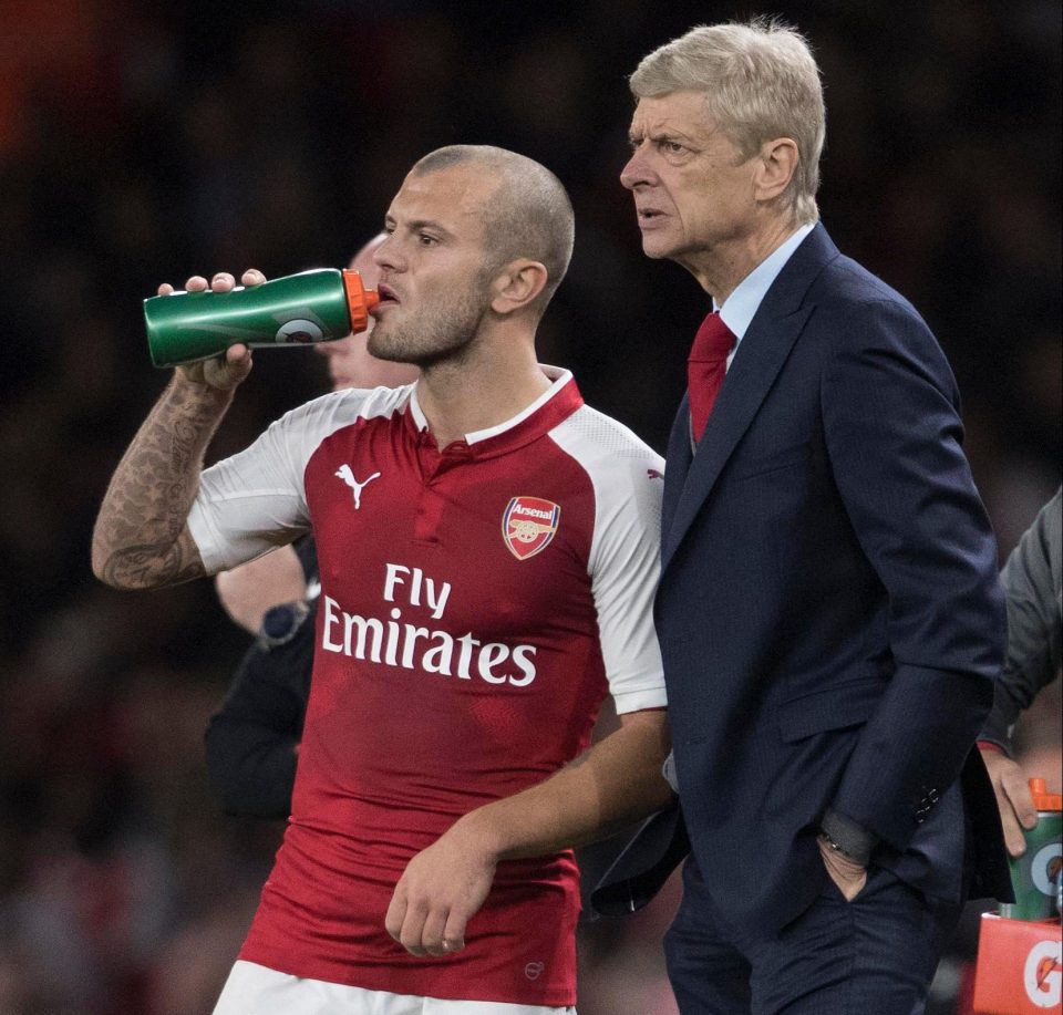  Jack Wilshere is another player out of contract at the end of the season