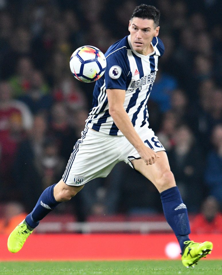  Former England midfielder Gareth Barry makes his first return to Everton as a West Brom player