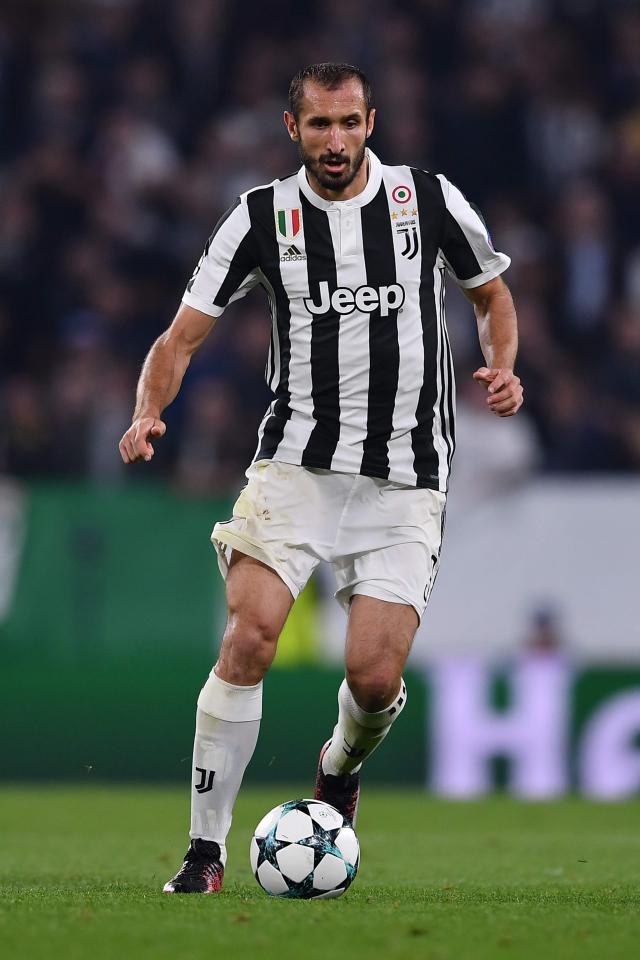  Italian defender Giorgio Chiellini set to sign new Juventus deal