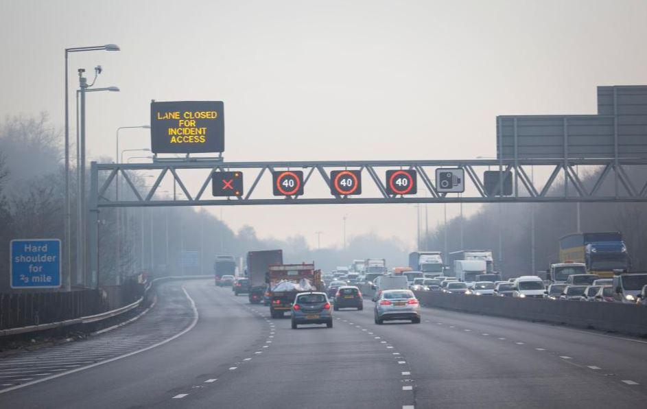 At least 80,000 British drivers have been warned for ignoring closed lane signs on smart motorways