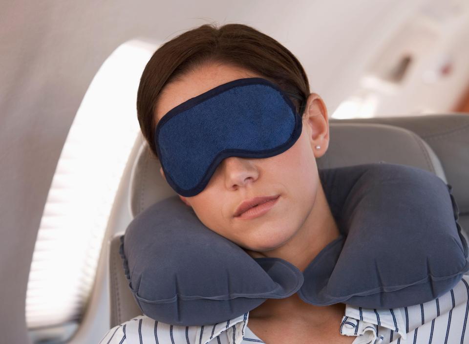  A flight attendant recommends the best ways to catch some shut eye on the plane