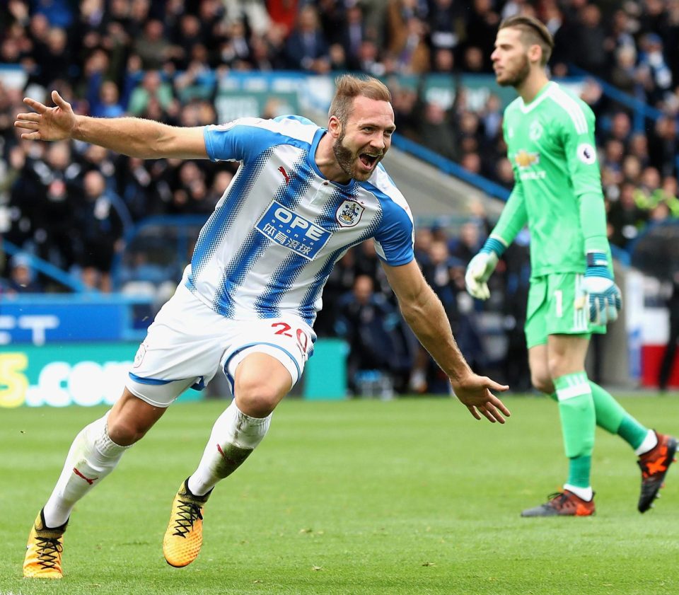  And a delighted Aaron Mooy and Lauren Depoitre followed up with the second