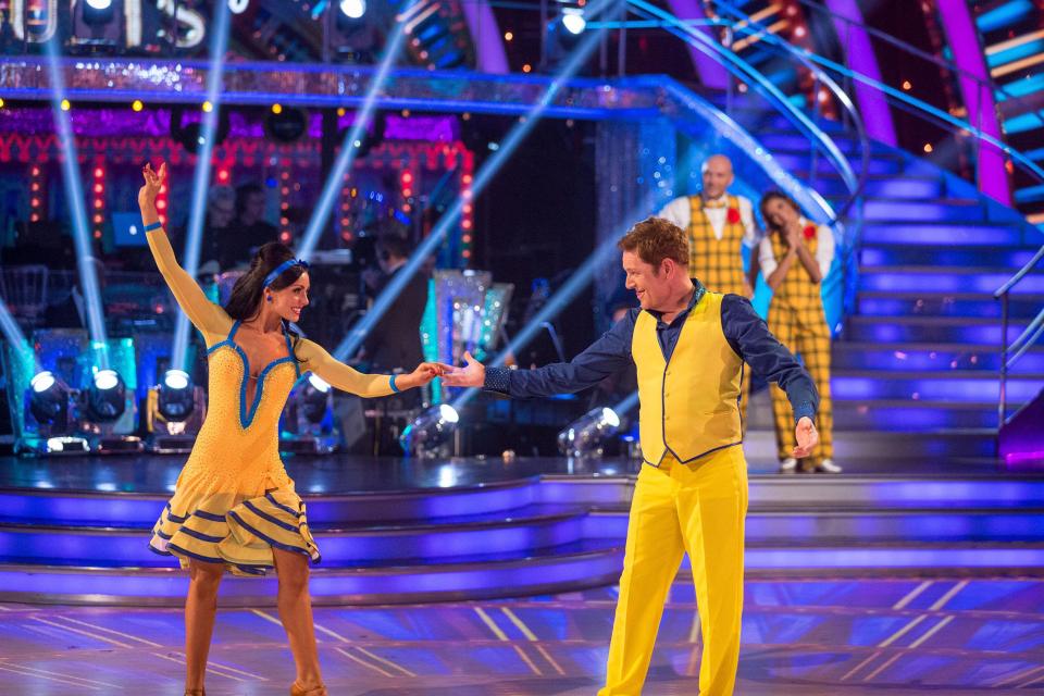  Amy danced with Brian Conley on last year's Strictly