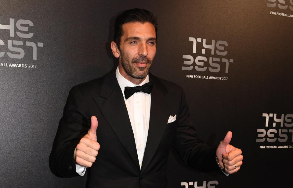  Gianluigi Buffon arrives for the Best FIFA Football Awards 2017 in London last October