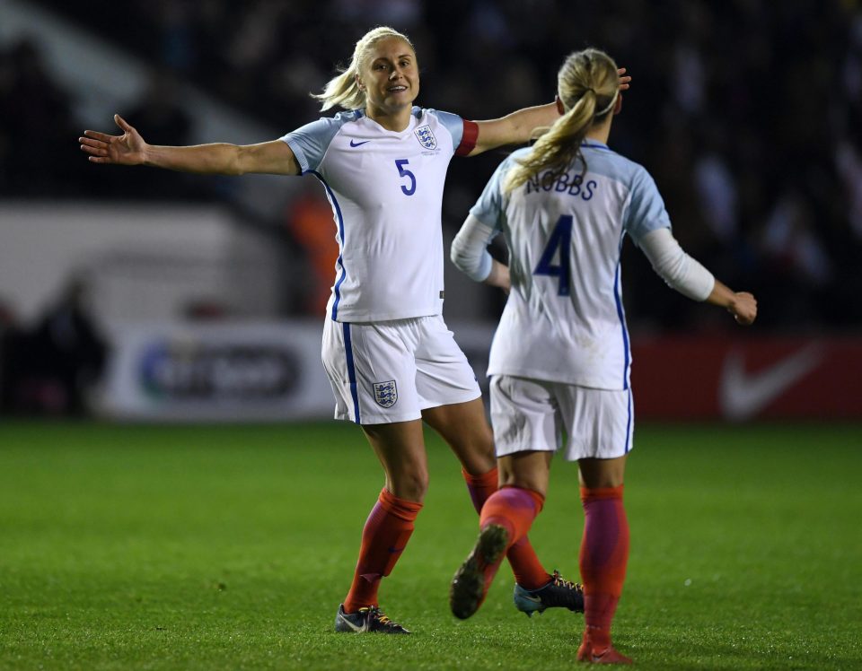  Neville could soon be working with England skipper Steph Houghton