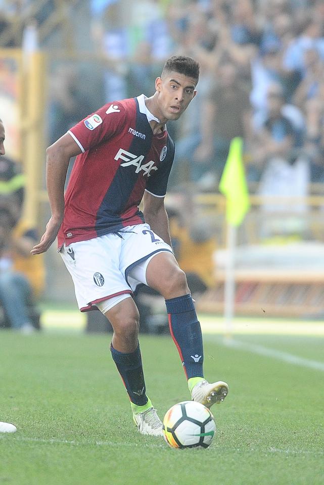  Crystal Palace will rival West Ham for Bologna defender Adam Masina