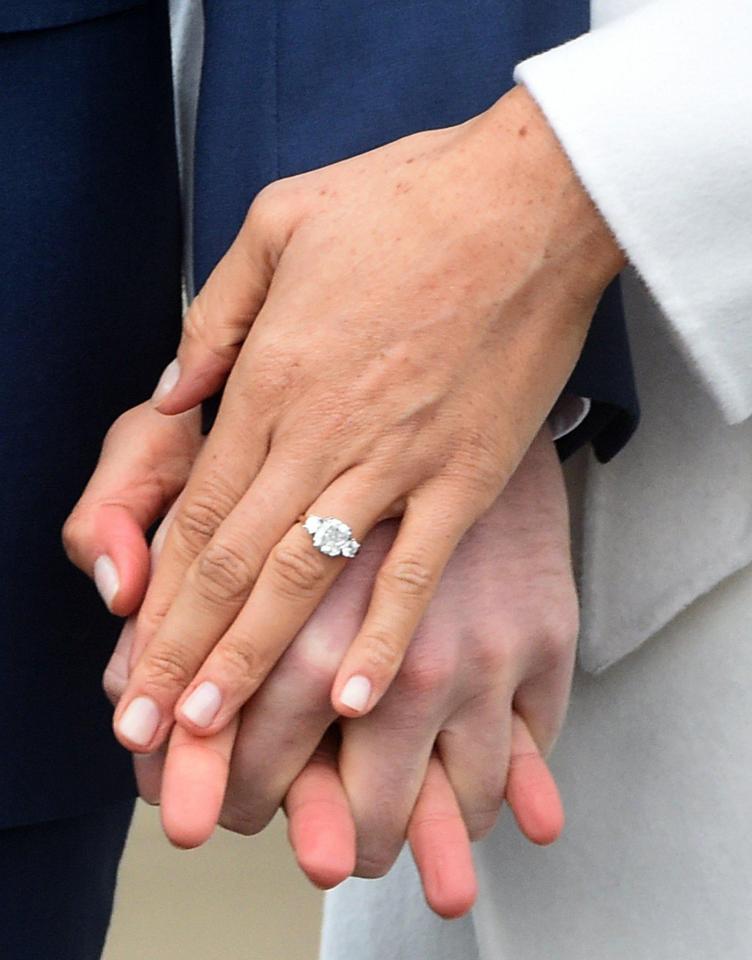  Meghan's ring is estimated at £50,000