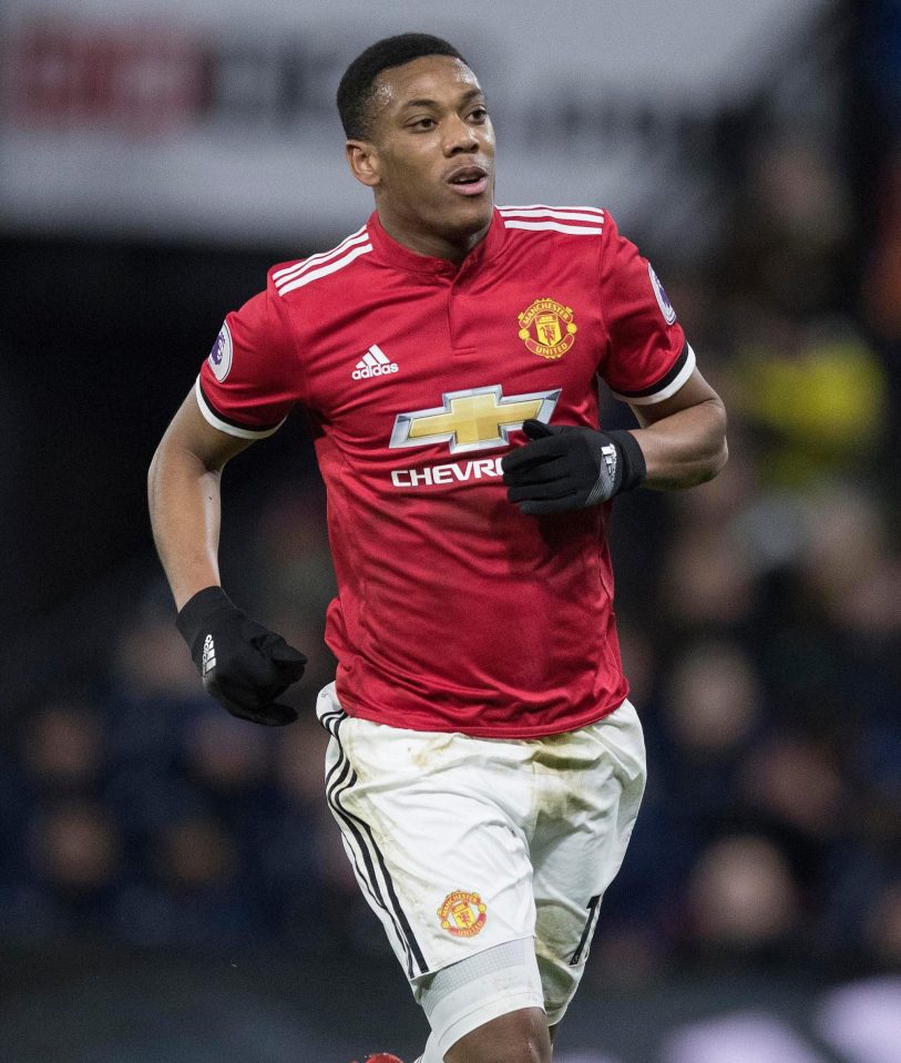  Anthony Martial has struggled for regular starts at United under Mourinho