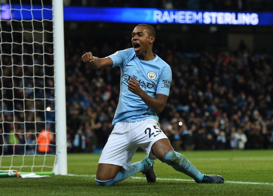 Fernandinho is one of the first names on the team-sheet at Manchester City