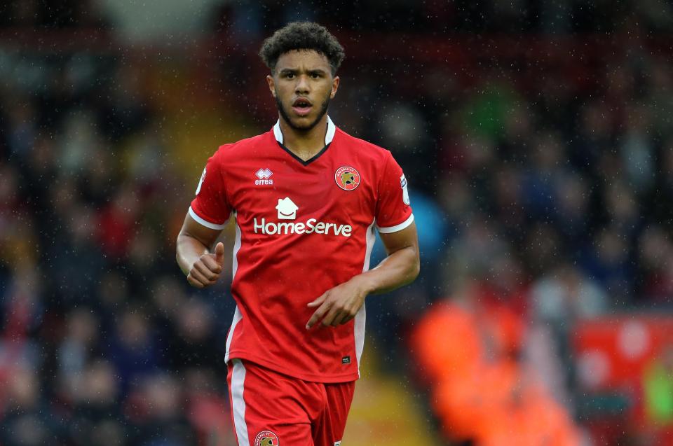  Tyler Roberts is currently on loan at Walsall