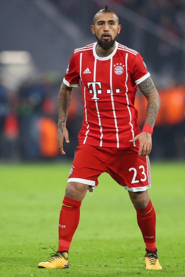  Bayern Munich midfielder Arturo Vidal is a summer target for Chelsea