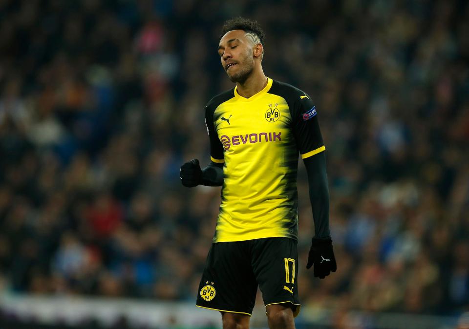  Pierre-Emerick Aubameyang looks set to be leaving Borussia Dortmund