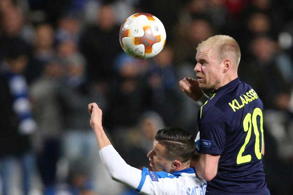  Klaassen has not played for Everton since a Europa League game against Apollon Limassol on December 7