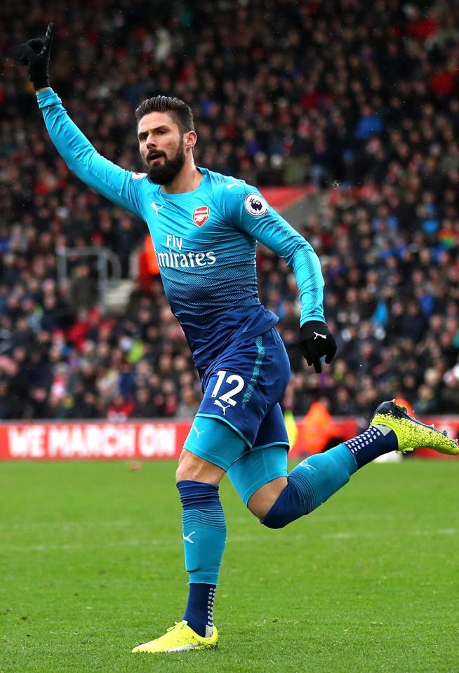  Olivier Giroud could be heading for Fenerbahce