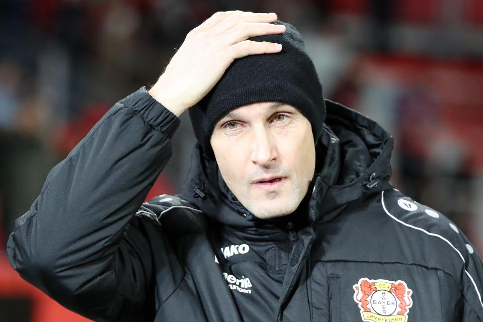  Bayer Leverkusen coach Heiko Herrlich has been hit with a £11,000 fine for diving