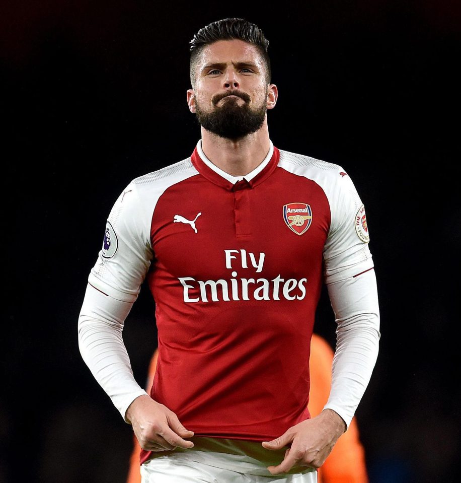  Olivier Giroud could be used as bait to land Aubameyang